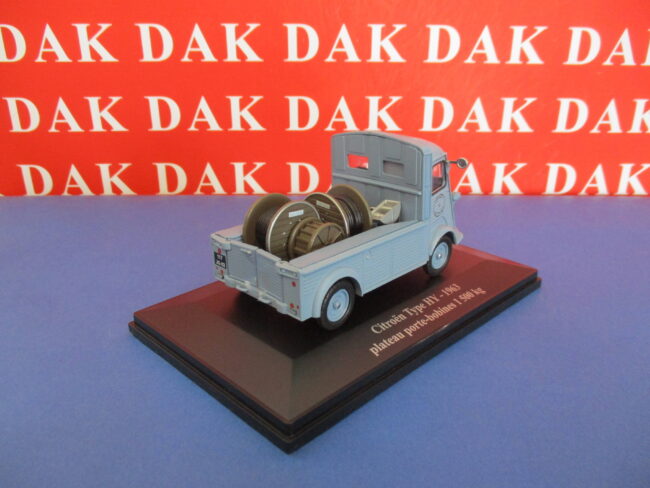 Die cast 1/43 Modellin Furgone Citroen Type H 1500 Kg plateau porte-bobines 1963 - immagine 3