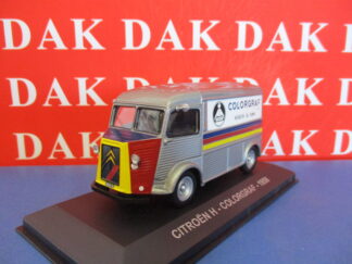 Die cast 1/43 Modellino Furgone Pubblicitario Citroen Type H Colorgraf 1958