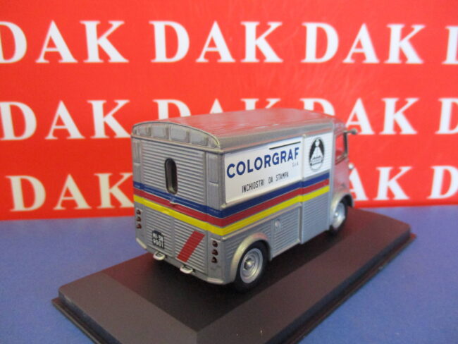Die cast 1/43 Modellino Furgone Pubblicitario Citroen Type H Colorgraf 1958 - immagine 3