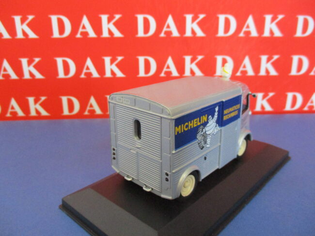 Die cast 1/43 Modellino Furgone Citroen Type H Michelin Spain argento - immagine 3