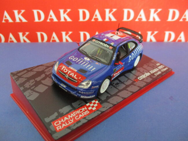Die cast 1/43 Modellino Auto Citroen Xsara WRC Rally 1000 Lakes 2006 S. Loeb - immagine 2
