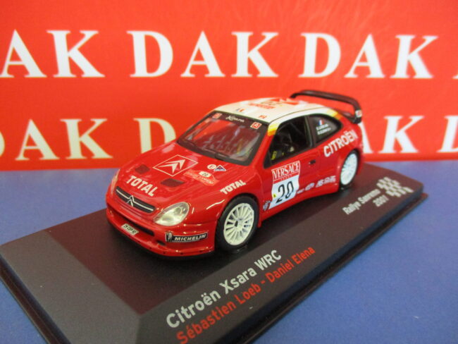 Die cast 1/43 Modellino Auto Citroen Xsara WRC Rally Sanremo 2001 S. Loeb - immagine 2