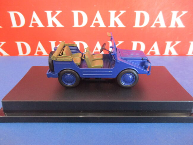 Die cast 1/43 Modellino Auto Jeep DKW Munga 4 THW aperta blu by Starline - immagine 4