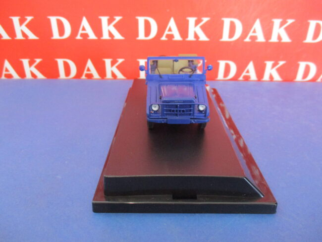 Die cast 1/43 Modellino Auto Jeep DKW Munga 4 THW aperta blu by Starline - immagine 3