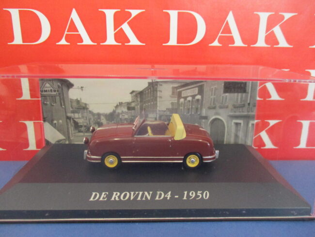 Die cast 1/43 Modellino Auto De Rovin D4 1950 - immagine 4