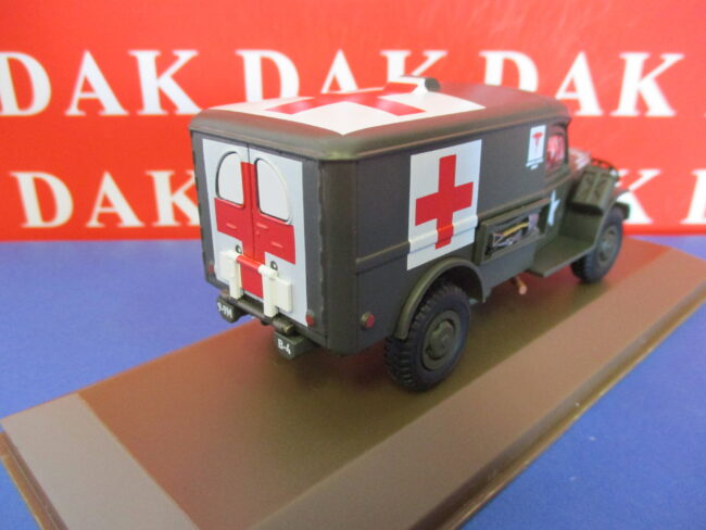 Diecast 1/43 Modellino Furgone Dodge WC54 Ambulance US Army USA - immagine 3