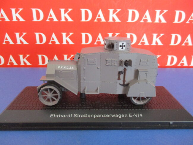 Die cast 1/43 Modellino Autoblindo Ehrhardt Strassenpanzerwagen E-V/4