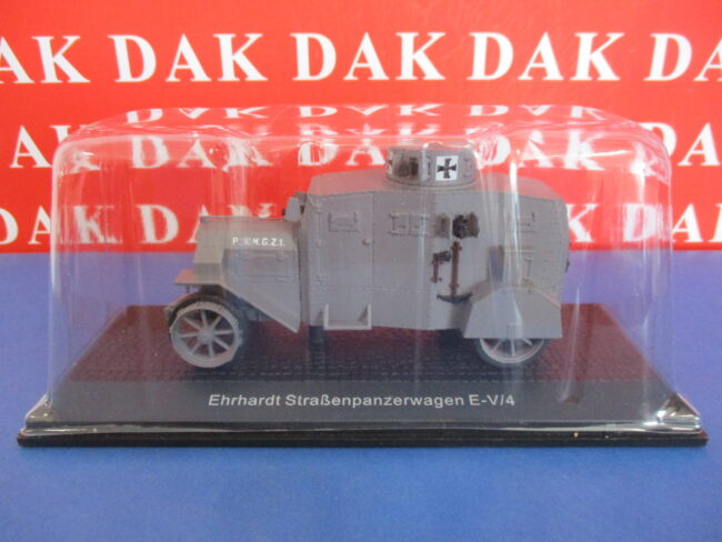 Die cast 1/43 Modellino Autoblindo Ehrhardt Strassenpanzerwagen E-V/4 - immagine 4