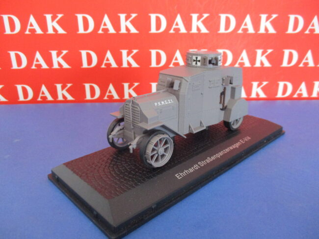 Die cast 1/43 Modellino Autoblindo Ehrhardt Strassenpanzerwagen E-V/4 - immagine 2