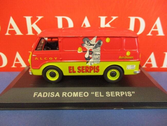 Die cast 1/43 Modellino Furgone Pubblicitario Fadisa Romeo El Serpis Alfa Romeo - immagine 2