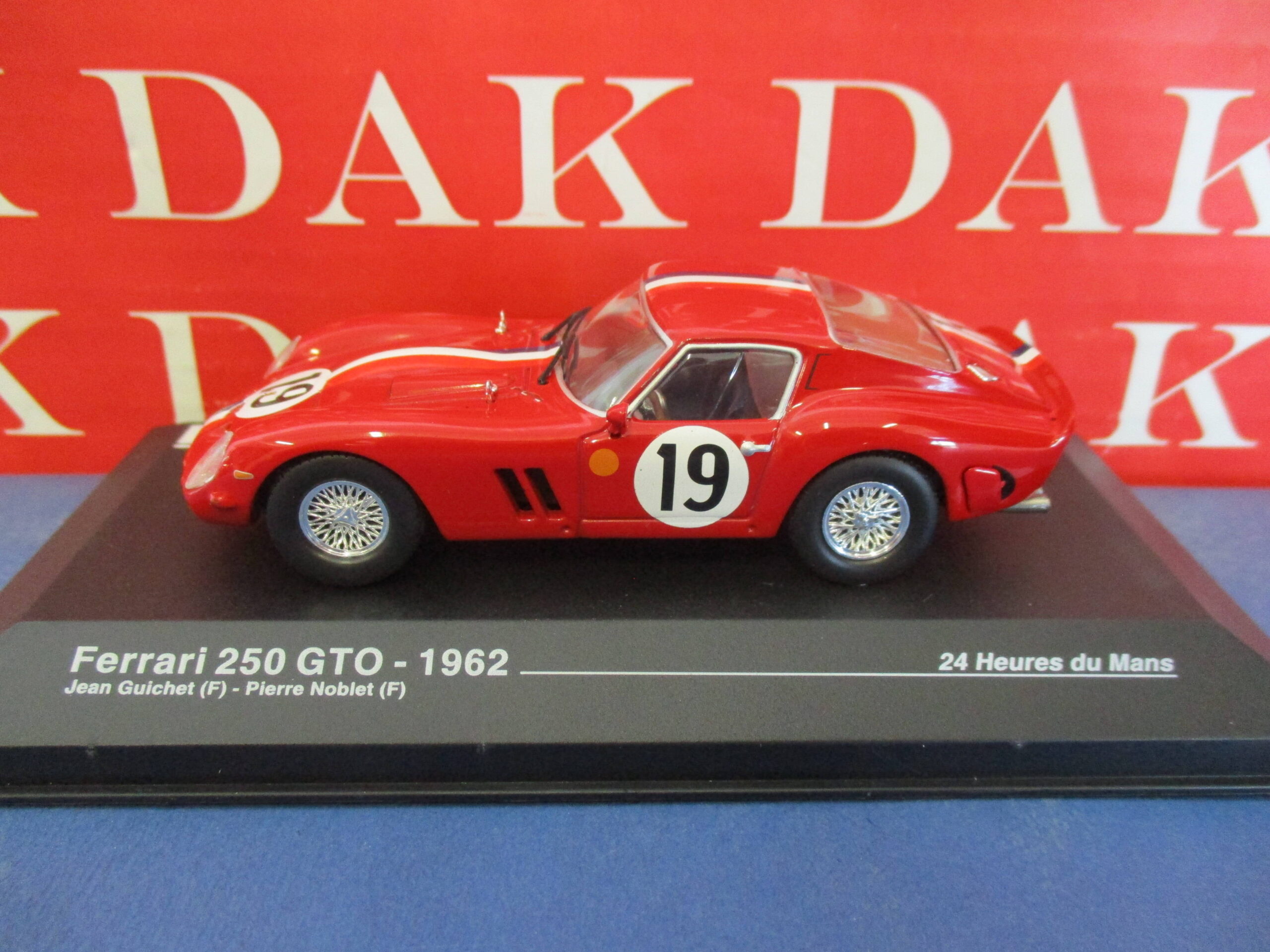 Die cast 1/43 Modellino Auto Ferrari 250 GTO 24H Le Mans 1962 - Dak Mantova  sas