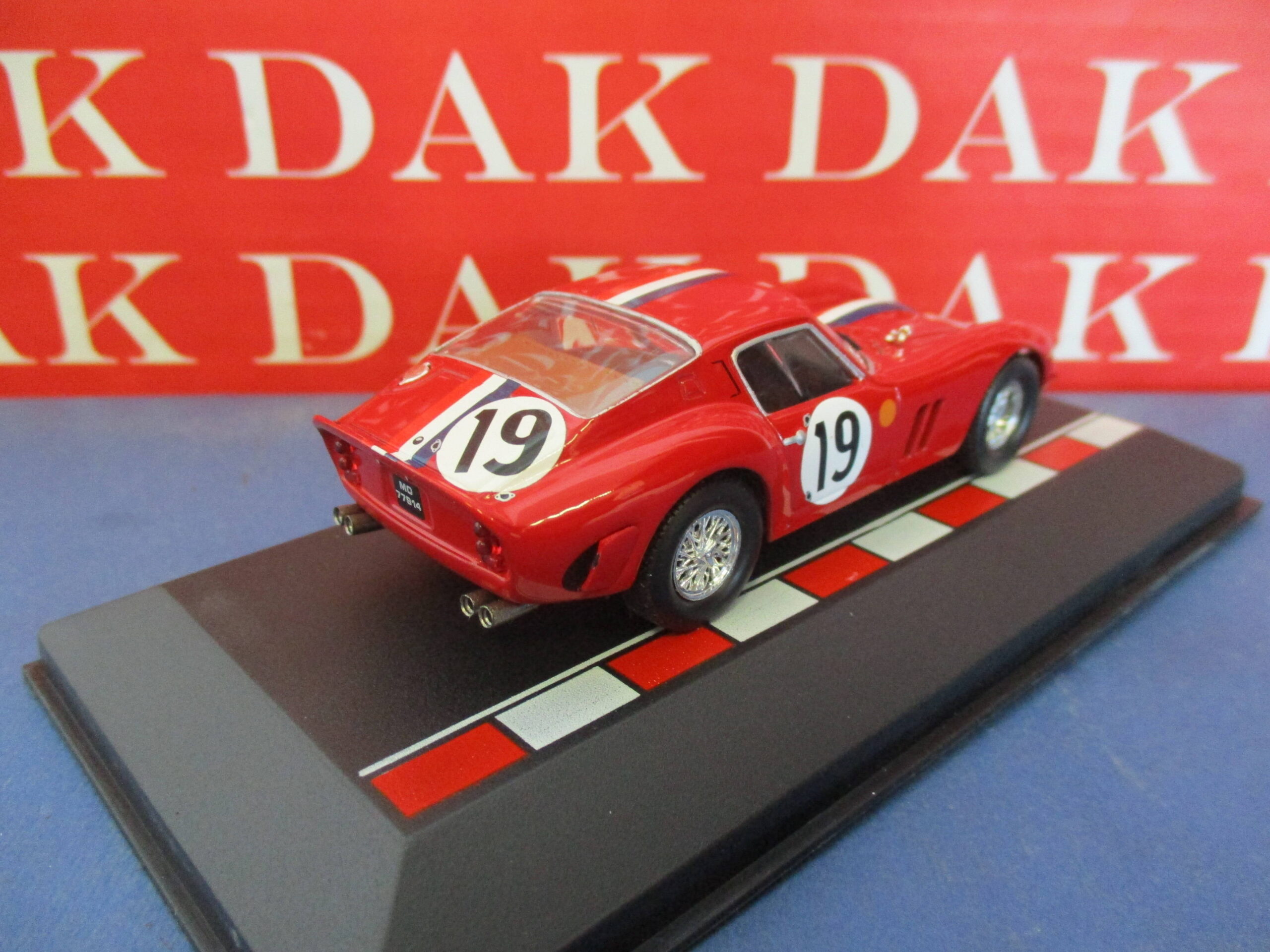 Die cast 1/43 Modellino Auto Ferrari 250 GTO 24H Le Mans 1962 - Dak Mantova  sas