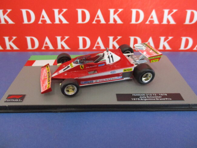 Die cast 1/43 Modellino Auto F1 Ferrari 312 T3 Argentina GP 1979 J. Scheckter
