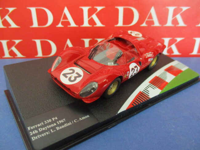 Die cast 1/43 Modellino Auto Ferrari 330 P4 24H Daytona 1967 L. Bandini - immagine 2