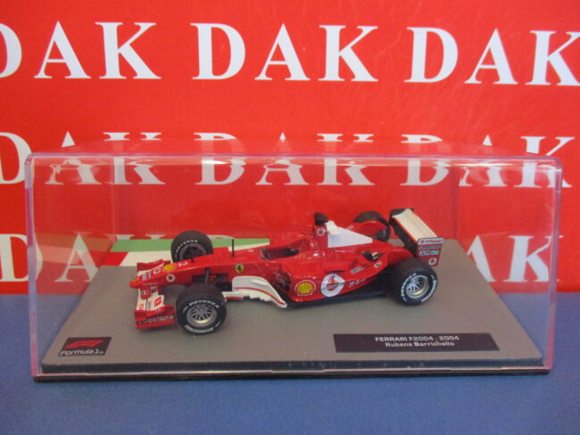 Die cast 1/43 Modellino Auto F1 Ferrari F2004 2004 R. Barrichello - immagine 4