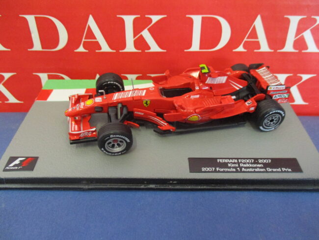 Die cast 1/43 Modellino Auto F1 Ferrari F2007 Australia 2007 K. Raikkonen