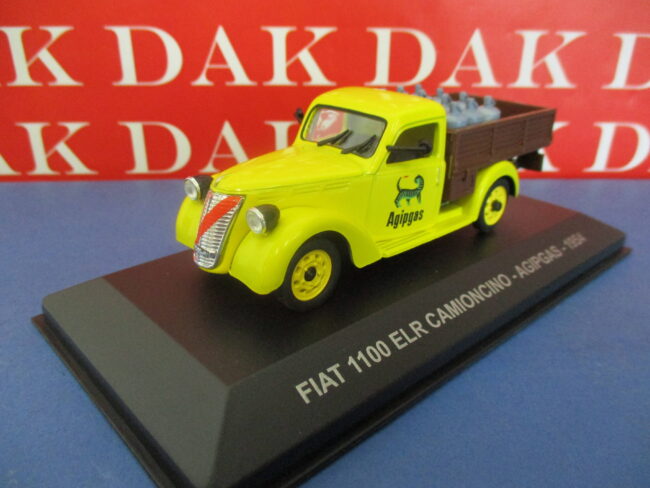 Die cast 1/43 Modellino Camioncino Fiat 1100 ELR Pick-Up Agip Gas 1954 - immagine 2