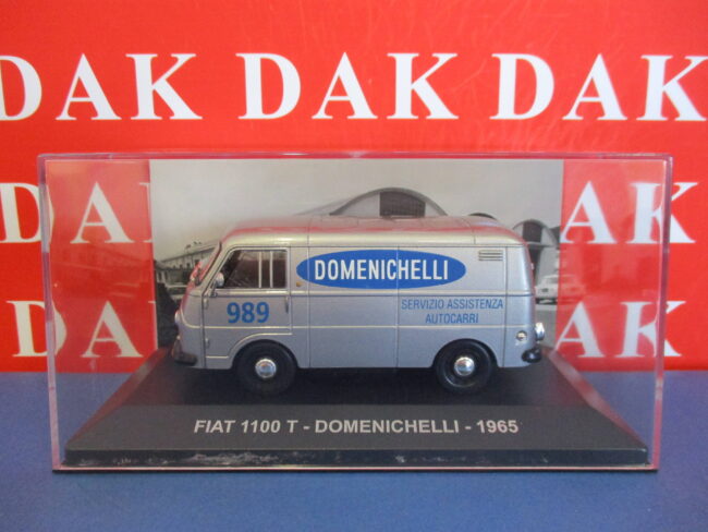 Die cast 1/43 Modellino Furgone Pubblicitario Fiat 1100 T Domenichelli 1965 - immagine 4