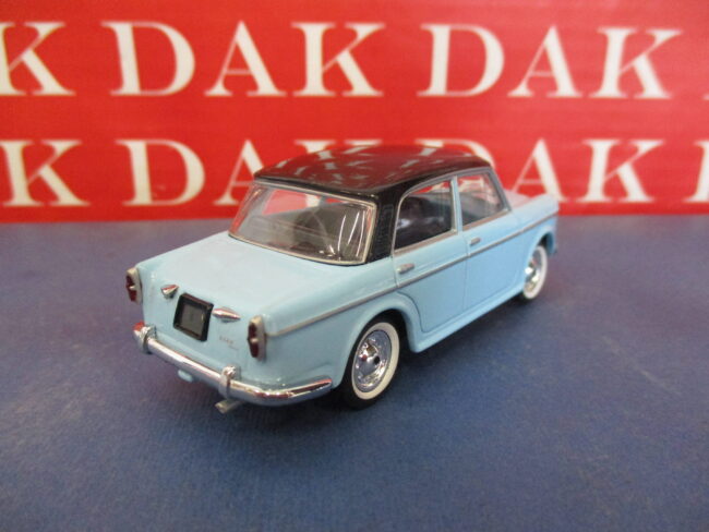 Die cast 1/43 Modellino Auto Fiat 1100 Bicolore Azzurro Nero 1962 by Starline - immagine 3