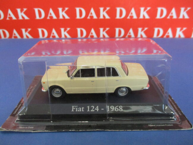 Die cast 1/43 Modellino Auto Fiat 124 Berlina 1968 - immagine 5