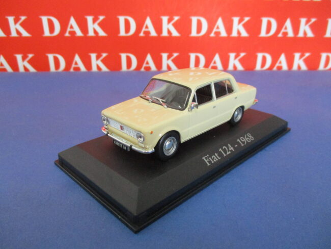 Die cast 1/43 Modellino Auto Fiat 124 Berlina 1968