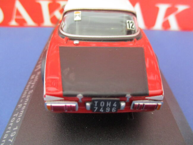 Die cast 1/43 Modellino Auto  Fiat 124 Abarth Rally Sanremo 1973 M. Verini - immagine 3