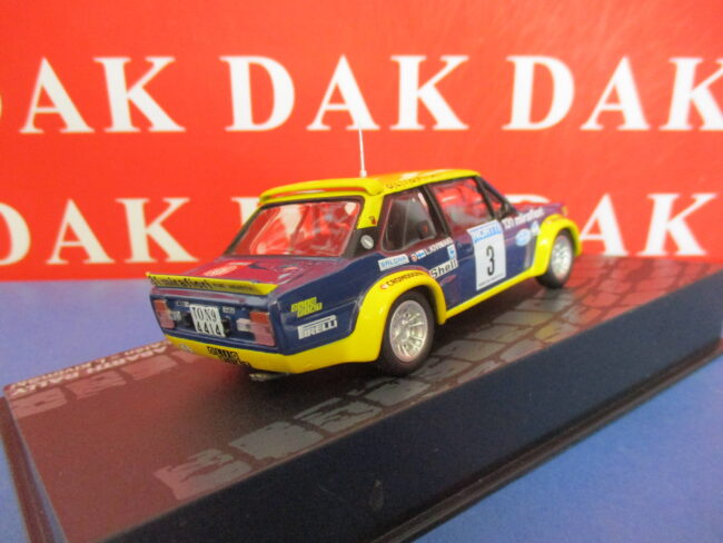 Die cast 1/43 Modellino Auto Fiat 131 Abarth Rally 1000 Laghi 1976 M. Alen - immagine 4
