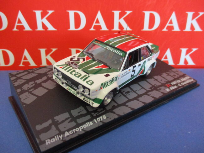 Die cast 1/43 Modellino Auto Fiat 131 Abarth Rally Acropolis 1978 W. Rohrl - immagine 2