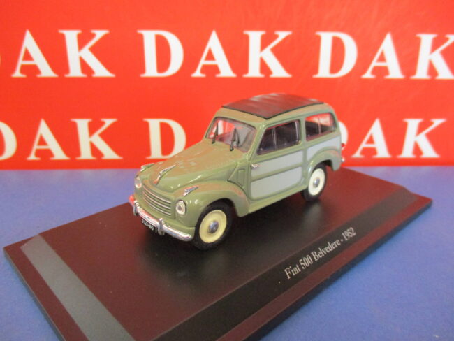 Die cast 1/43 Modellino Auto Fiat 500C Belvedere 1952 - immagine 2