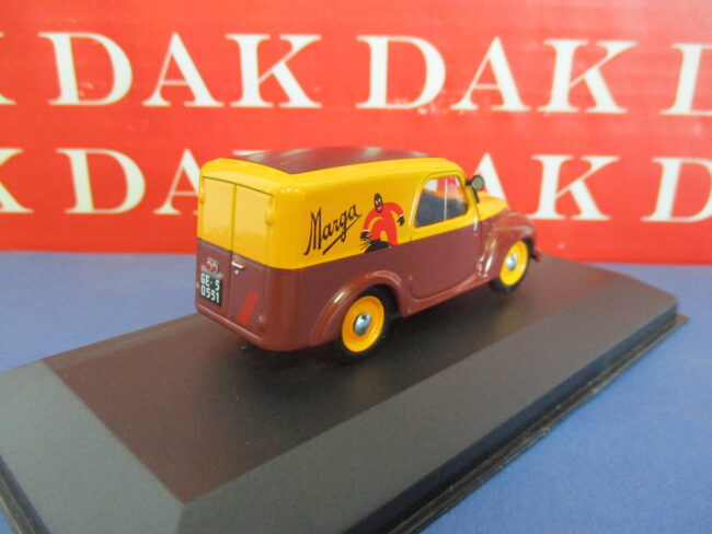 Die cast 1/43 Modellino Auto Pubblicitario Fiat 500C Furgoncino Marga 1950 - immagine 3