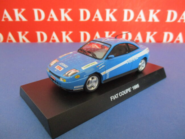 Die cast 1/43 Modellino Auto Polizia Police Fiat Coupe Rally Squadra Corse 1995 - immagine 2