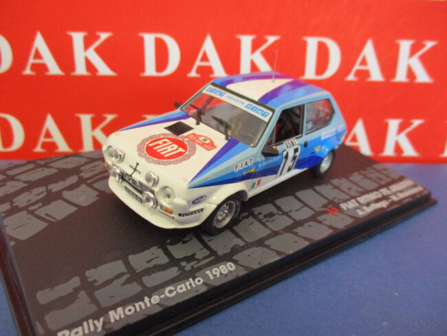 Die cast 1/43 Modellino Auto Fiat Ritmo 75 Abarth Rally Monte Carlo 1980 Bettega