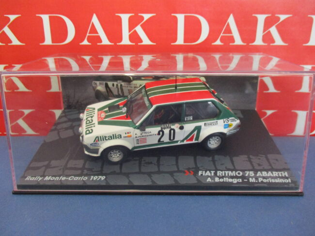 Die cast 1/43 Modellino Auto Fiat Ritmo Abarth Rally Monte Carlo 1979 A. Bettega - immagine 4