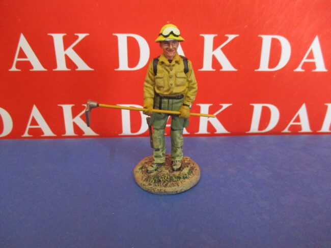 1/32 54MM Soldatino Soldier Pompiere Feuerwehrmann Forestal USA 2001 N12