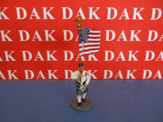 1/32 54MM Soldatino Soldier Pompiere Firefighter with Flag USA 2003 N107