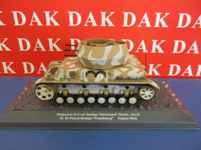 Die cast 1/43 Modellino Semovente Antiereo Flakpanzer IV/20 mm Vierling Wirbelwi