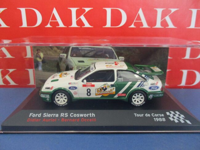 Die cast 1/43 Modellino Auto Ford Sierra RS Cosworth Tour Corse 1988 D. Auriol - immagine 4