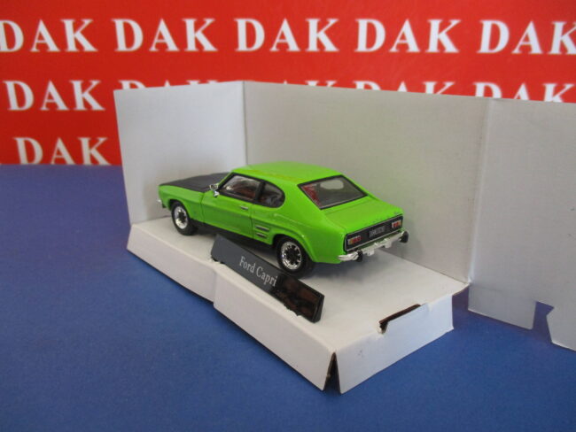 Die cast 1/43 Modellino Auto Ford Capri MkI verde e nero by Cararama - immagine 3