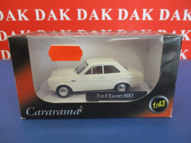 Die cast 1/43 Modellino Auto Ford Escort MKI Bianca by Cararama - immagine 4