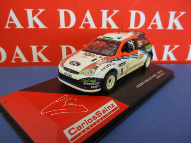 Die cast 1/43 Modellino Auto Ford Focus WRC Martini RAC Rally 2002 C. Sainz - immagine 2