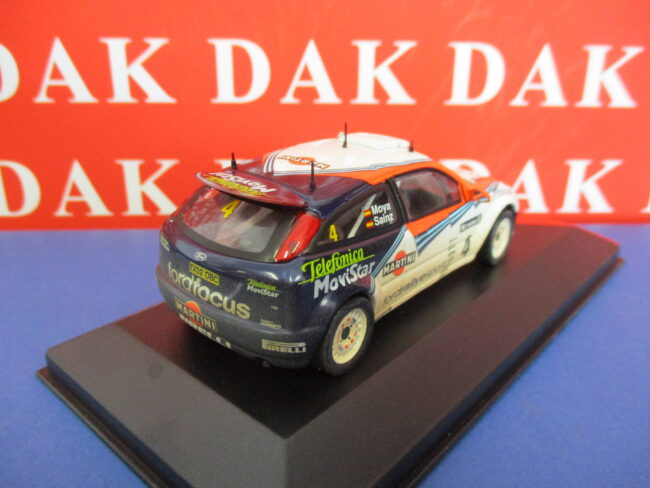 Die cast 1/43 Modellino Auto Ford Focus WRC Martini RAC Rally 2002 C. Sainz - immagine 3