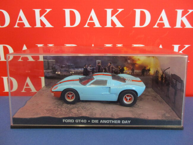 Die cast 1/43 Modellino Auto 007 James Bond Ford GT40 Die Another Day - immagine 4