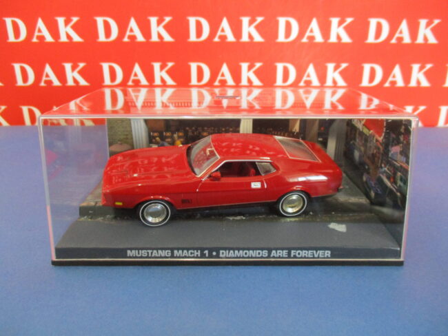 Die cast 1/43 Modellino Auto 007 James Bond Ford Mustang Mach 1 Diamond are For - immagine 6