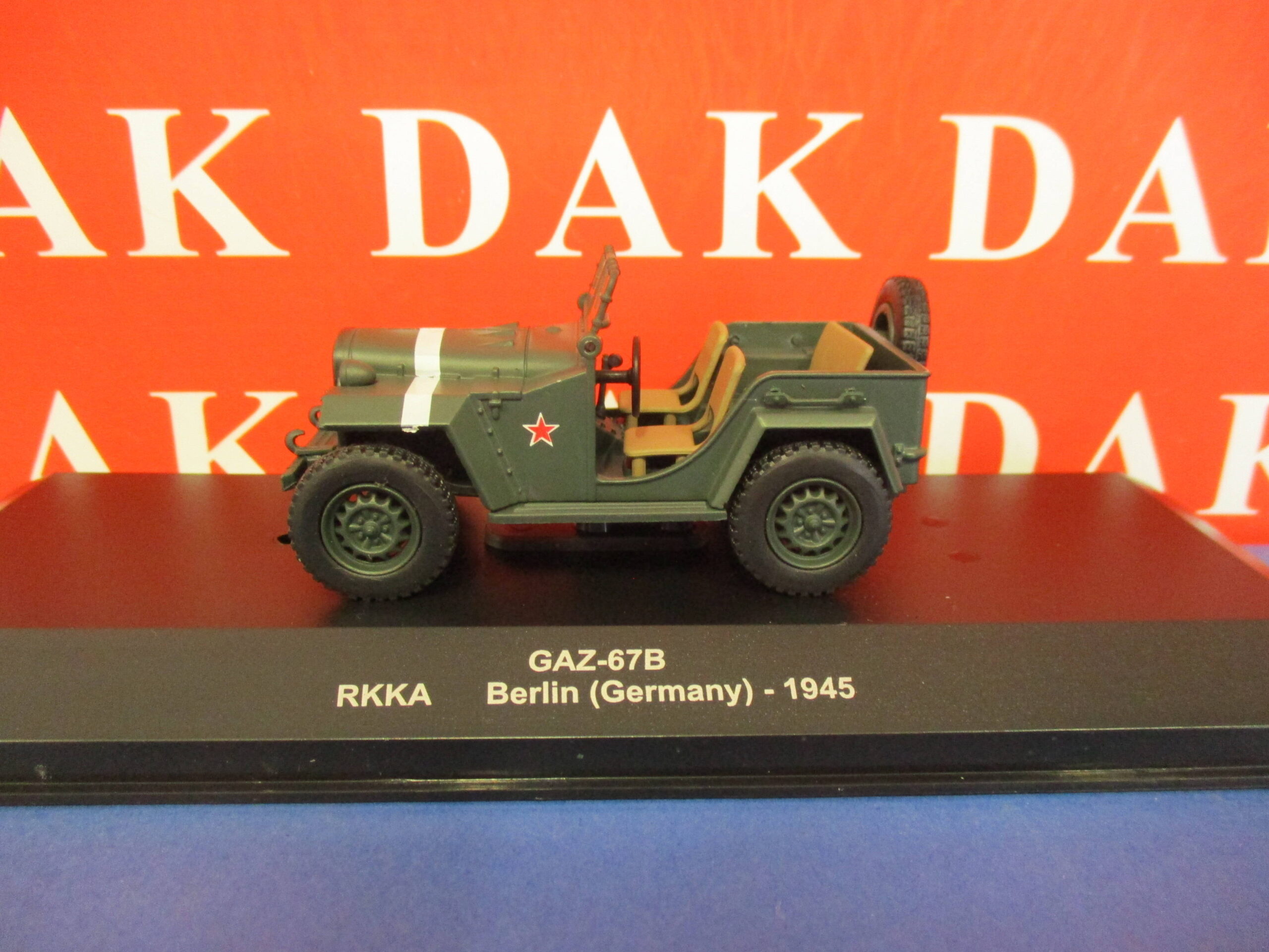 Die cast 1/43 Modellino Auto Jeep GAZ 67-B RKKA Berlin 1945