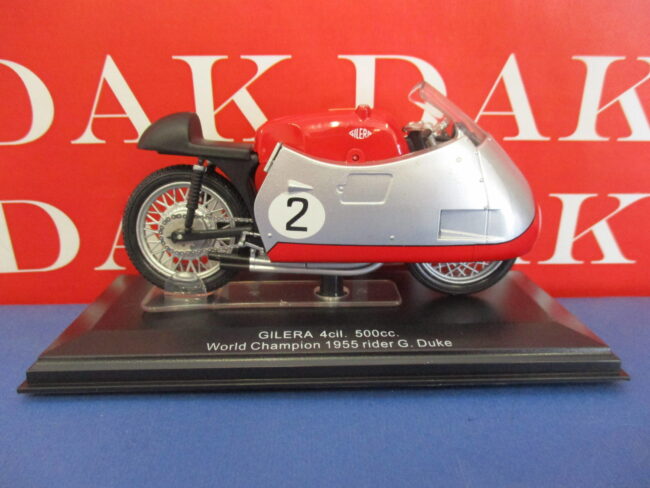 Die cast 1/22 Modellino Moto Gilera 4 Cilindri 500cc G.Duke 1955 by Protar