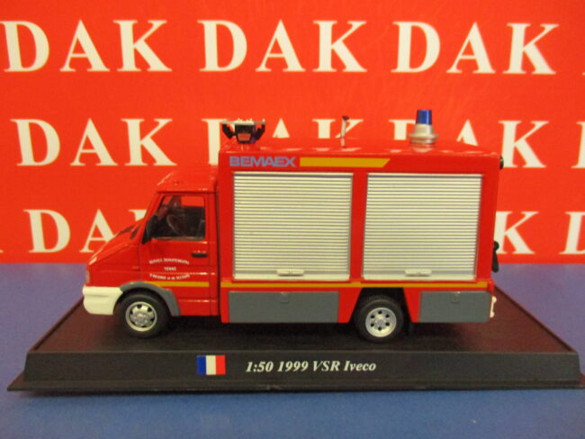 Die cast 1/50 Modellino Camion Pompieri Feuerwehr Iveco VSR 1999 (France) 88