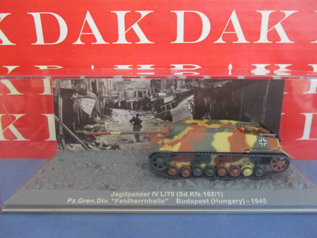 Die cast 1/72 Modellino Carro Tank Jagdpanzer IV L/70 Pz.Gren.Div. Felderrnhalle - immagine 4
