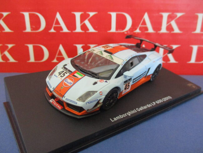 Die cast 1/43 Modellino Auto Lamborghini Gallardo Lp 600 Gulf Navarra 2011 - immagine 2