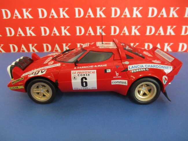 Die cast 1/18 Modellino Auto Lancia Stratos Rally Tour de Corse 1975 B. Darniche