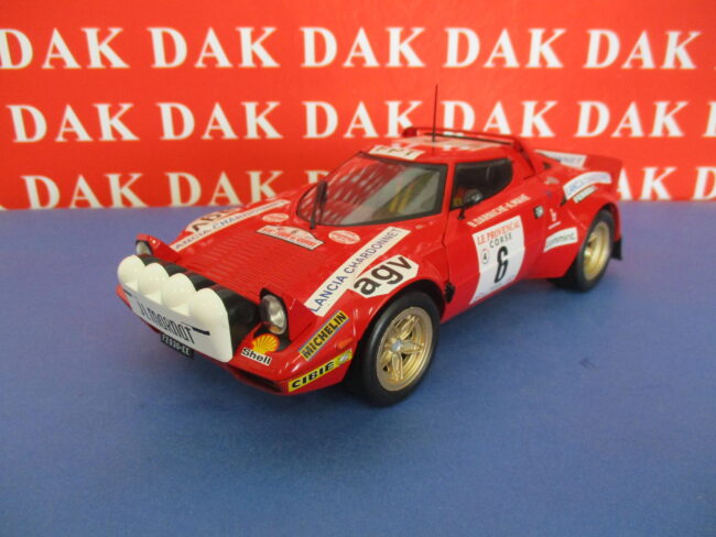 Die cast 1/18 Modellino Auto Lancia Stratos Rally Tour de Corse 1975 B. Darniche - immagine 2